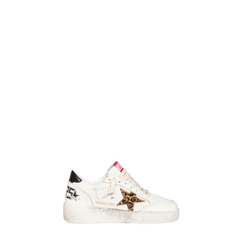Golden Goose Women White Leather Ball Star Sneakers